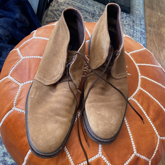MUST SELL MOVING- ********* SALVATORE FERRAGAMO Men’s sz 12 Chukka brown - Picture 6 of 10